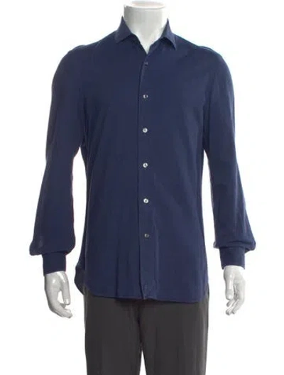 Pre-owned Boglioli Long Sleeve Shirt In Blue