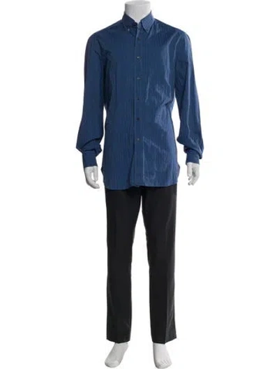 Pre-owned Boglioli Long Sleeve Shirt In Blue