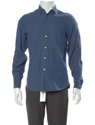 Pre-owned Boglioli Long Sleeve Shirt In Blue