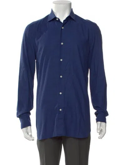 Pre-owned Boglioli Long Sleeve Shirt In Blue