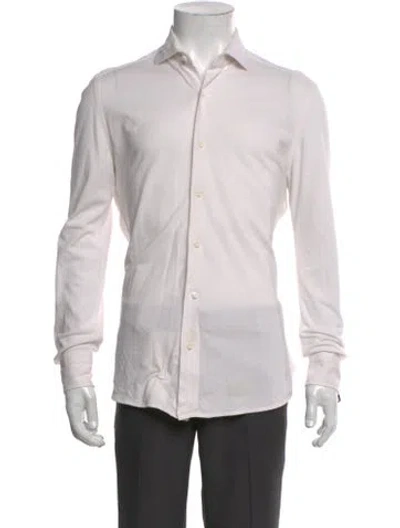 Pre-owned Boglioli Long Sleeve Shirt In White