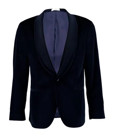 Boglioli Long-sleeved Suit Coat In Black
