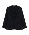 Boglioli Single-breasted Wool Blazer In Black