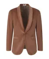 Boglioli Velvet Tuxedo Americana In Brown