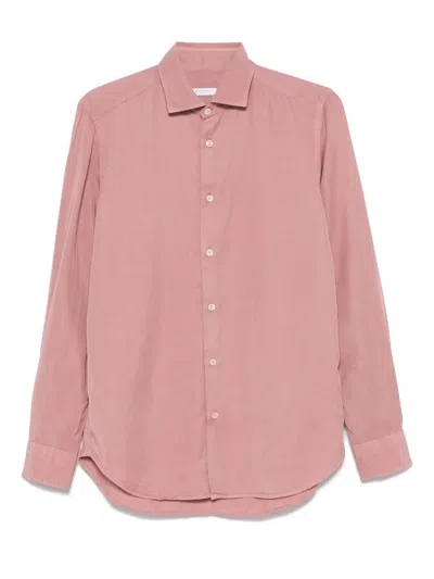 Boglioli Lyocell Shirt In Pink
