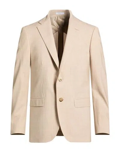 Boglioli Man Blazer Beige Size 38 Virgin Wool, Cashmere In Neutral