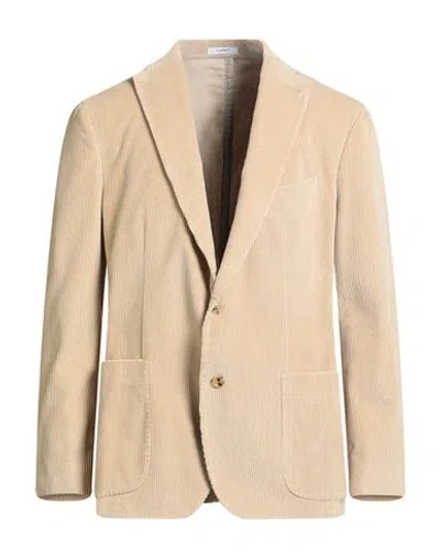 Boglioli Man Blazer Beige Size 40 Cotton In Sand