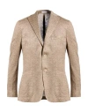 Boglioli Man Blazer Beige Size 42 Linen In Neutral