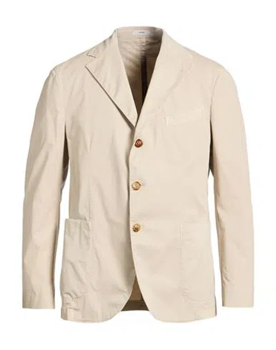 Boglioli Man Blazer Beige Size 44 Cotton, Elastane In Multi