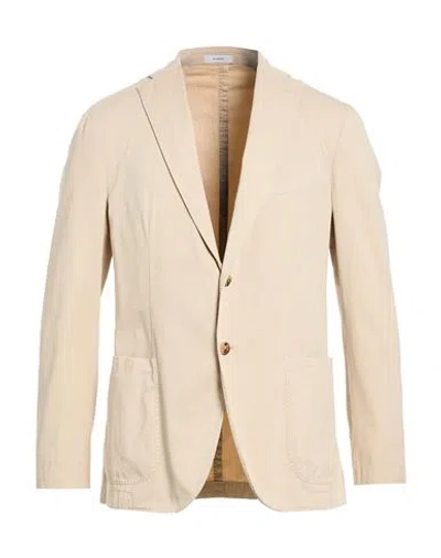 Boglioli Man Blazer Beige Size 44 Cotton, Elastane In Neutral