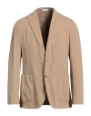 Boglioli Man Blazer Camel Size 48 Virgin Wool, Polyester In Beige