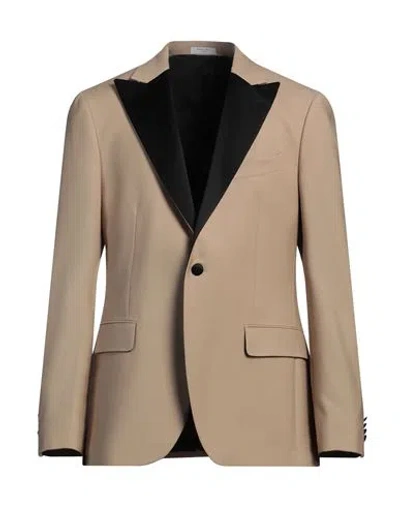 Boglioli Man Blazer Beige Size 44 Wool, Mohair Wool