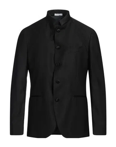 Boglioli Man Blazer Black Size 38 Virgin Wool, Elastane