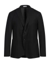 Boglioli Man Blazer Black Size 36 Wool In Black