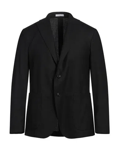 Boglioli Man Blazer Black Size 36 Wool