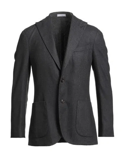 Boglioli Man Blazer Black Size 38 Wool, Polyester