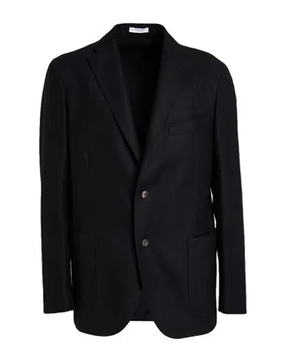 Boglioli Man Blazer Black Size 42 Wool