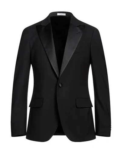 Boglioli Man Blazer Black Size 46 Wool, Mohair Wool