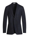 Boglioli Man Blazer Blue Size 3xl Virgin Wool In Black