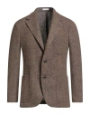 Boglioli Man Blazer Brown Size 42 Wool In Brown