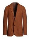 Boglioli Man Blazer Brown Size 44 Virgin Wool In Brown