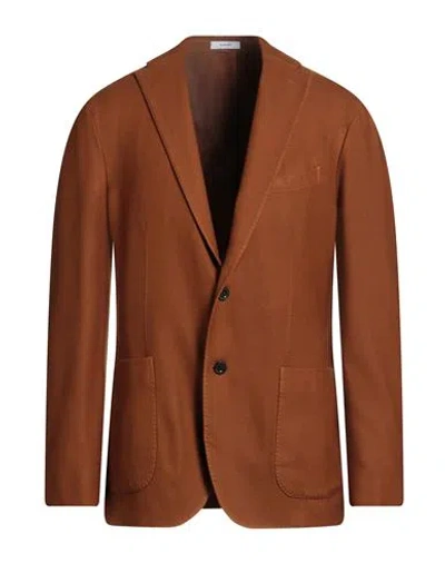 Boglioli Man Blazer Brown Size 44 Virgin Wool