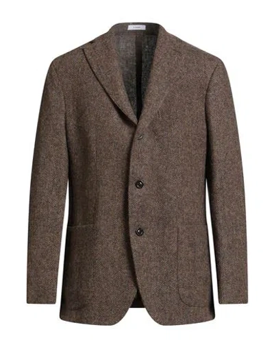 Boglioli Man Blazer Brown Size 44 Wool