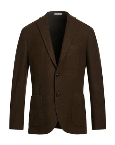 Boglioli Man Blazer Brown Size 44 Wool