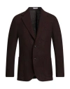 Boglioli Man Blazer Burgundy Size 38 Wool In Red