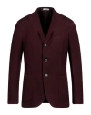 Boglioli Man Blazer Burgundy Size 44 Wool In Red