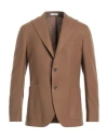 Boglioli Man Blazer Camel Size 42 Cashmere In Beige