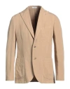 Boglioli Man Blazer Camel Size 48 Virgin Wool, Polyester In Beige