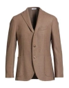 Boglioli Man Blazer Camel Size 46 Virgin Wool, Cashmere In Brown