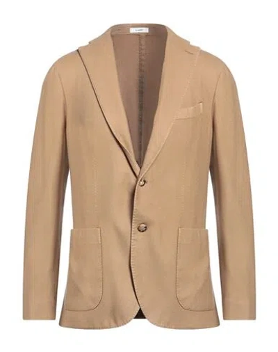 Boglioli Man Blazer Camel Size 46 Wool In Beige