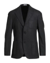 Boglioli Man Blazer Charcoal Size 42 Virgin Wool In Gray