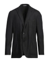Boglioli Man Blazer Charcoal Size 42 Wool, Polyester In Grey