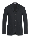 Boglioli Man Blazer Charcoal Size 44 Cotton, Elastane