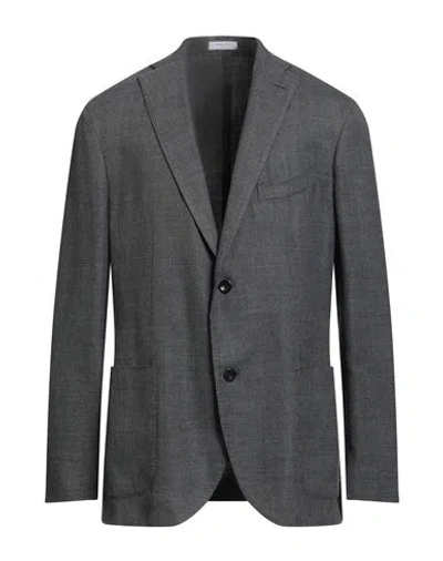 Boglioli Garment Dye Hopsack Jacket In Gray