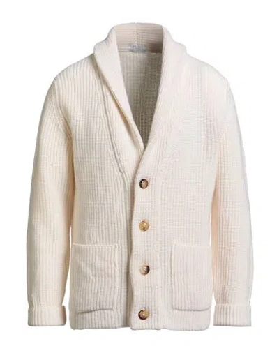 Boglioli Man Blazer Cream Size L Wool, Cashmere In White