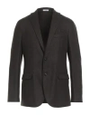 Boglioli Man Blazer Dark Brown Size 38 Wool, Polyamide