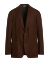 Boglioli Man Blazer Dark Brown Size 38 Wool