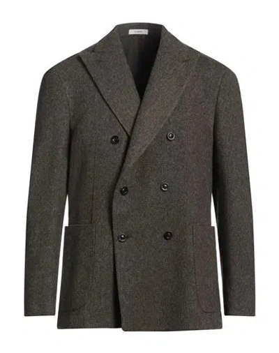 Boglioli Man Blazer Dark Green Size 40 Virgin Wool, Cashmere