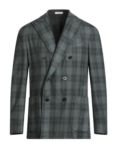 Boglioli Man Blazer Dark Green Size 40 Wool, Polyamide
