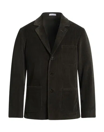 Boglioli Man Blazer Dark Green Size 42 Cotton