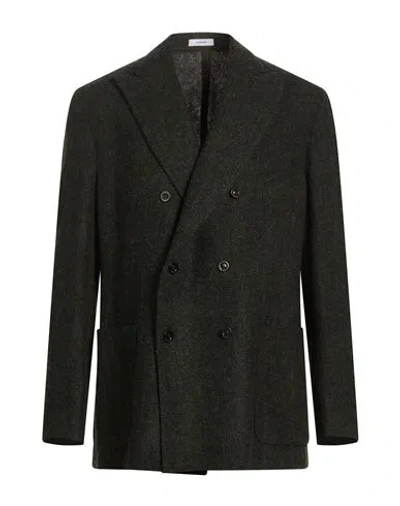 Boglioli Man Blazer Dark Green Size 42 Wool