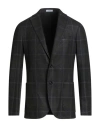 Boglioli Man Blazer Dark Green Size 44 Virgin Wool In Black
