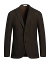 Boglioli Man Blazer Dark Green Size 48 Virgin Wool In Green