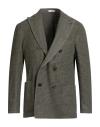 Boglioli Man Blazer Military Green Size 40 Virgin Wool, Cashmere In Green