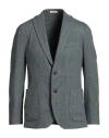 Boglioli Man Blazer Dark Green Size 48 Wool, Polyamide In Gray