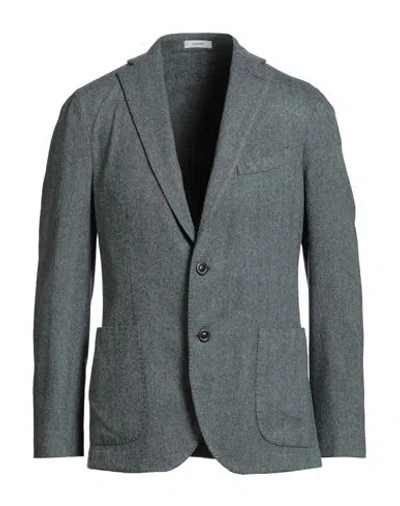 Boglioli Man Blazer Dark Green Size 48 Wool, Polyamide